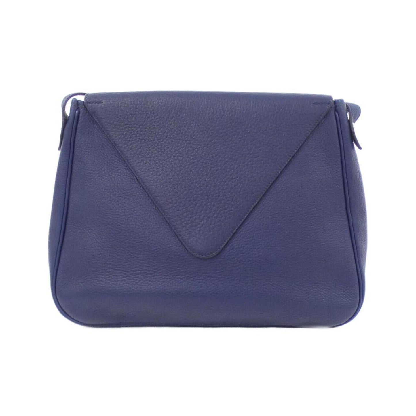 Hermes Bleu Saphir Taurillon Clemence Leather Shoulder Bag ( )