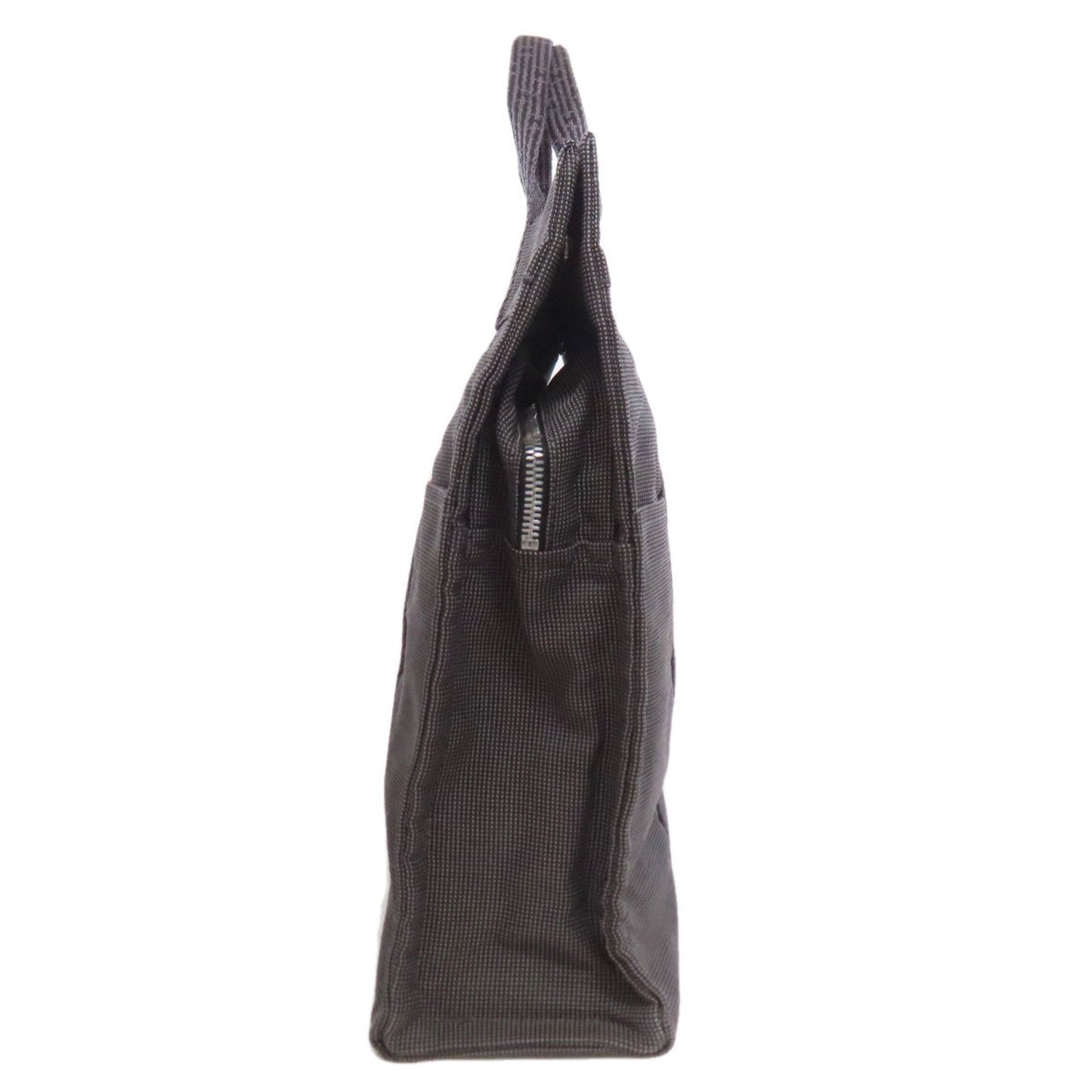 Hermes Black Canvas Tote Bag ( )