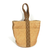 Hermes Beige Cotton Handbag Tote Bag ( )