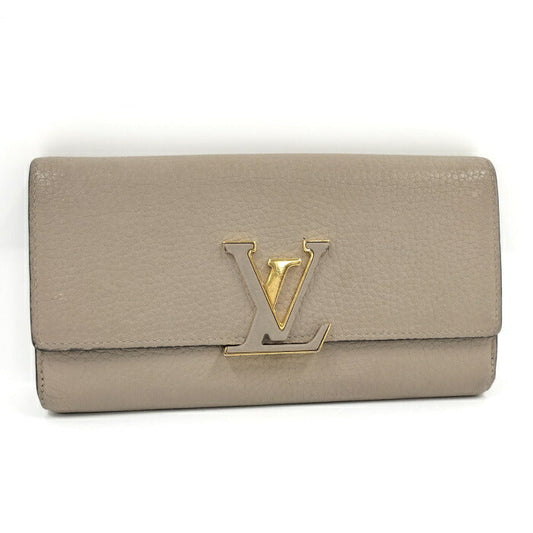 Louis Vuitton Taurillon Leather Gallet Portefeuille Capucines Long Wallet