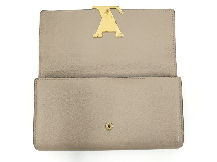 Louis Vuitton Taurillon Leather Gallet Portefeuille Capucines Long Wallet
