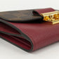 Louis Vuitton Damier Leather Portefeuille Croisette Compact Trifold Wallet