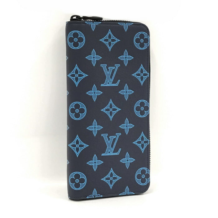 Louis Vuitton Monogram Emplant Vertical Zippy Wallet