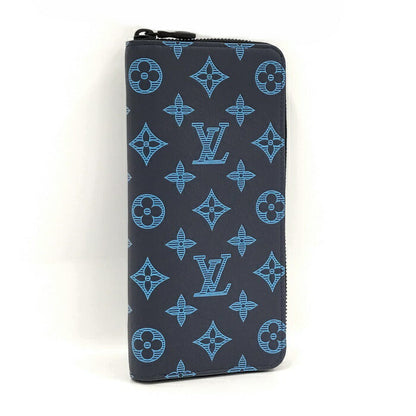 Louis Vuitton Monogram Emplant Vertical Zippy Wallet