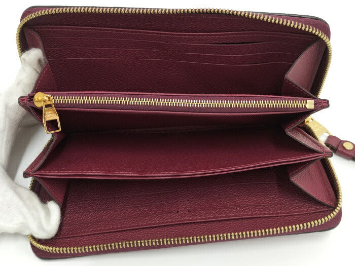Louis Vuitton Monogram Empreinte Raisin Round Zipper Long Wallet