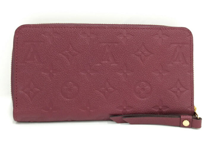 Louis Vuitton Monogram Empreinte Raisin Round Zipper Long Wallet