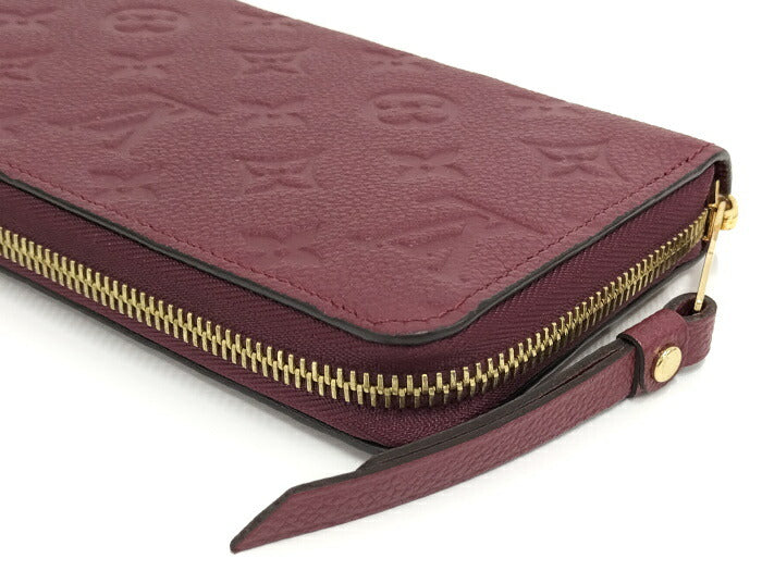 Louis Vuitton Monogram Empreinte Raisin Round Zipper Long Wallet