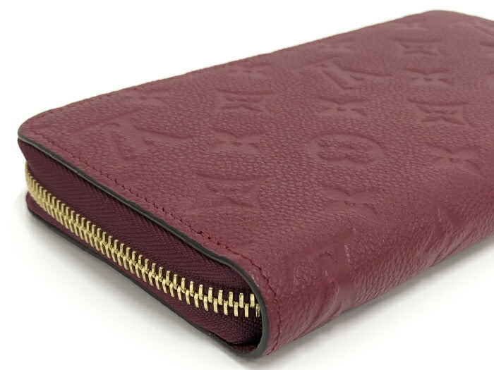 Louis Vuitton Monogram Empreinte Raisin Round Zipper Long Wallet