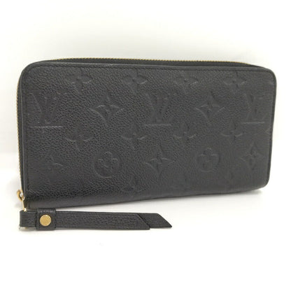 Louis Vuitton Monogram Emplant Round Zipper Long Wallet