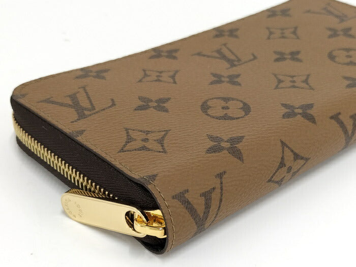 Louis Vuitton Monogram Reverse Round Zipper Long Wallet