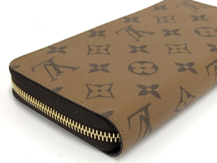 Louis Vuitton Monogram Reverse Round Zipper Long Wallet