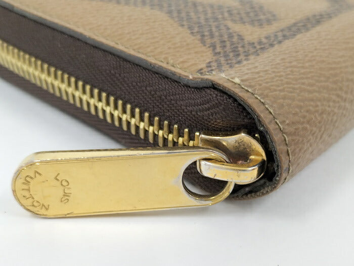 Louis Vuitton Monogram Giant Reverse Round Zipper Long Wallet