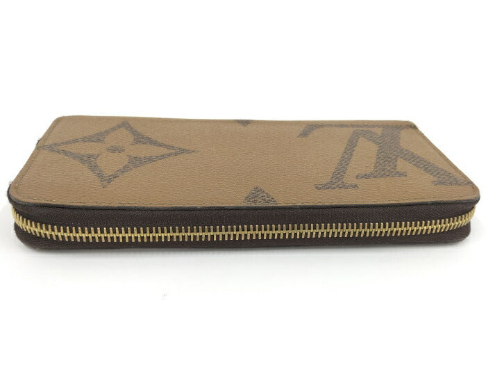 Louis Vuitton Monogram Giant Reverse Round Zipper Long Wallet