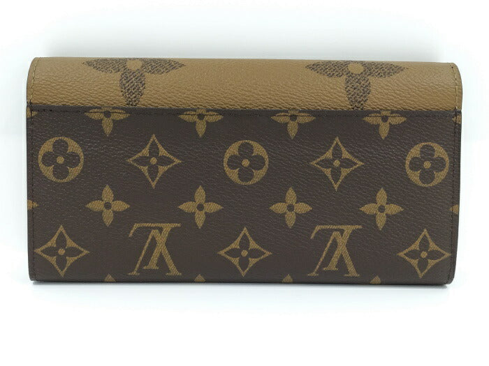 Louis Vuitton Portefeuille Sarah Bifold  Monogram Giant Reverse  Long Wallet