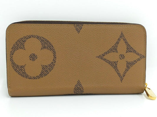 Louis Vuitton Monogram Giant Reverse Round Zipper Long Wallet