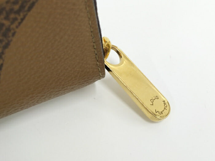 Louis Vuitton Monogram Giant Reverse Round Zipper Long Wallet