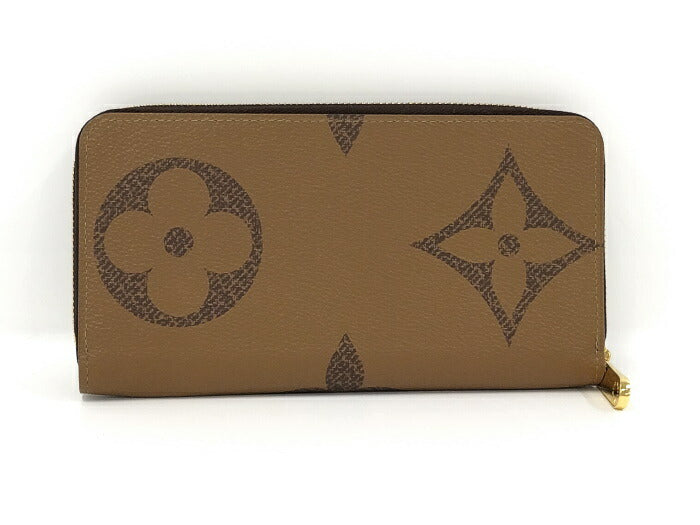Louis Vuitton Monogram Giant Reverse Round Zipper Long Wallet