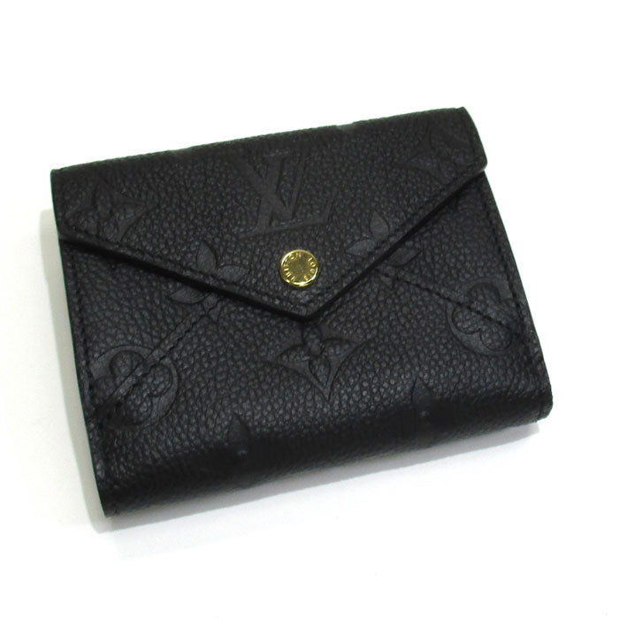 Louis Vuitton  Monogram Empreinte Leather Portefeuille Celeste Trifold Compact Wallet