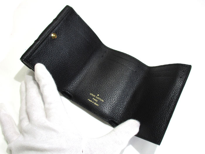 Louis Vuitton  Monogram Empreinte Leather Portefeuille Celeste Trifold Compact Wallet