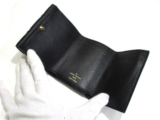 Louis Vuitton  Monogram Empreinte Leather Portefeuille Celeste Trifold Compact Wallet