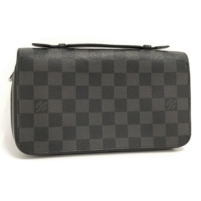 Louis Vuitton Damier Graphite Round Zipper Long Wallet