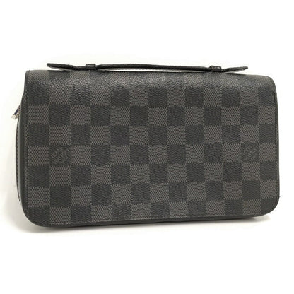 Louis Vuitton Damier Graphite Round Zipper Long Wallet