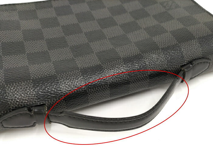 Louis Vuitton Damier Graphite Round Zipper Long Wallet