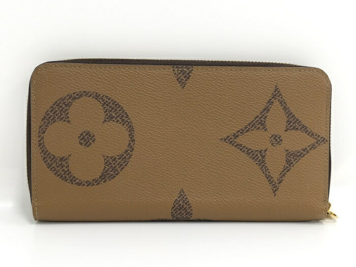 Louis Vuitton Monogram Giant Reverse Round Zipper Long Wallet