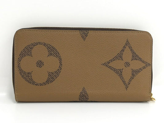 Louis Vuitton Monogram Giant Reverse Round Zipper Long Wallet