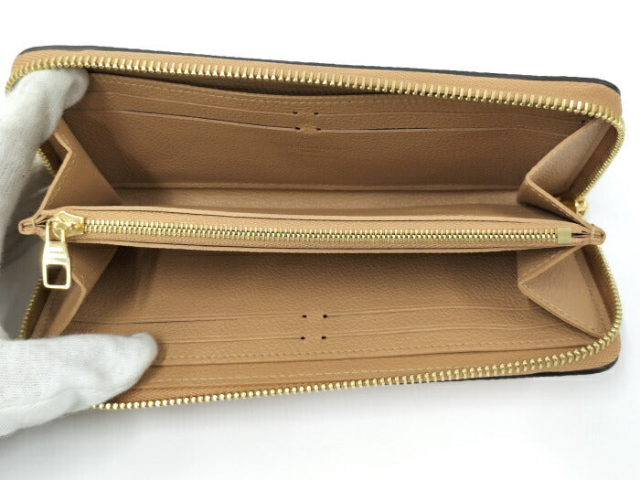 Louis Vuitton  Monogram Implant Arizona Round Zipper Long Wallet