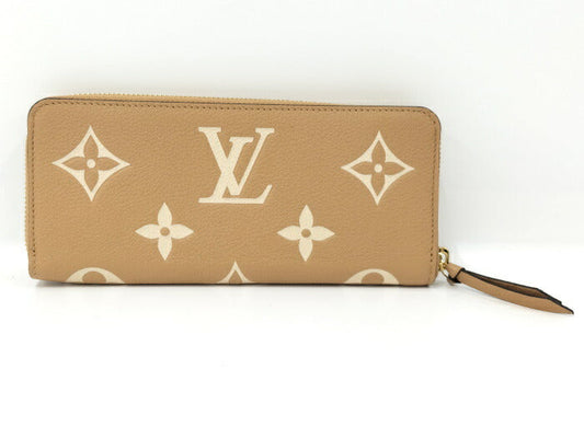 Louis Vuitton  Monogram Implant Arizona Round Zipper Long Wallet