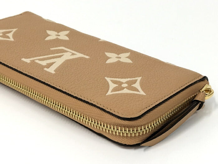 Louis Vuitton  Monogram Implant Arizona Round Zipper Long Wallet