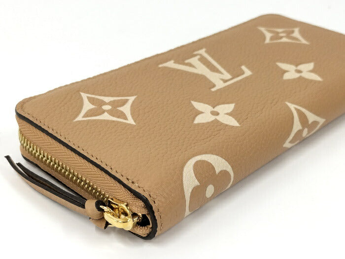 Louis Vuitton  Monogram Implant Arizona Round Zipper Long Wallet
