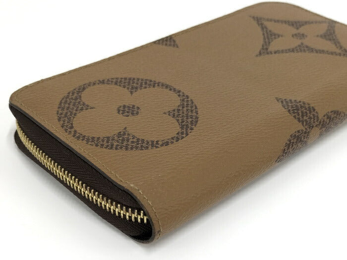 Louis Vuitton Monogram Giant Reverse Round Zipper Long Wallet