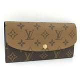 Louis Vuitton  Monogram Reverse Portefeuille Emily Bifold Long Wallet