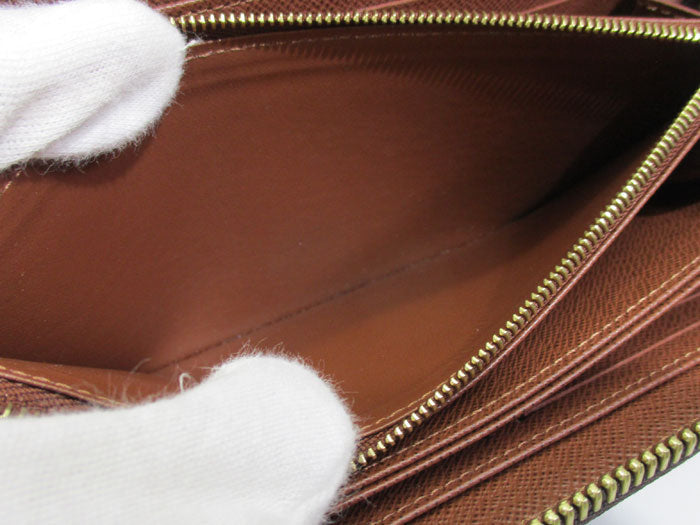 Louis Vuitton Monogram Round Zipper Long Wallet