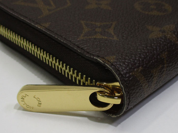 Louis Vuitton Monogram Round Zipper Long Wallet