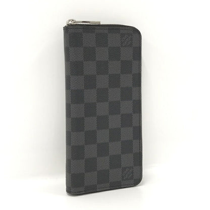 Louis Vuitton Damier Graphite  Vertical Round Zipper Long Wallet