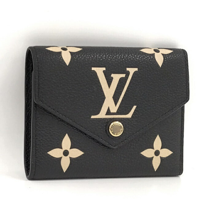 Louis Vuitton Portefeuille Victorine Trifold Monogram Empreinte Leather Wallet