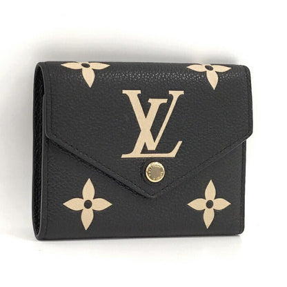 Louis Vuitton Portefeuille Victorine Trifold Monogram Empreinte Leather Wallet