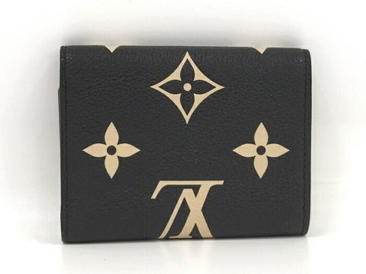 Louis Vuitton Portefeuille Victorine Trifold Monogram Empreinte Leather Wallet