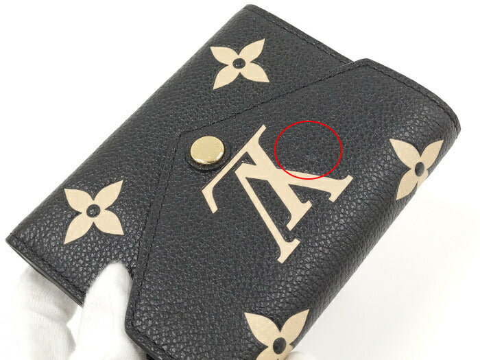 Louis Vuitton Portefeuille Victorine Trifold Monogram Empreinte Leather Wallet