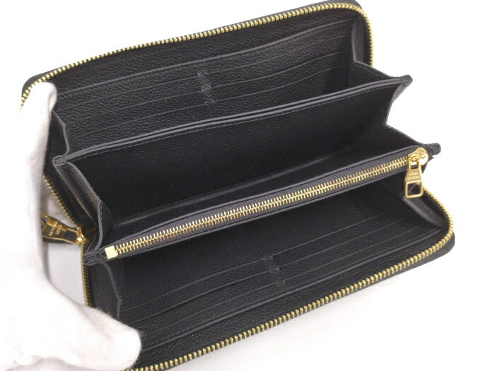 Louis Vuitton Monogram Amplant Round Zipper Long Wallet