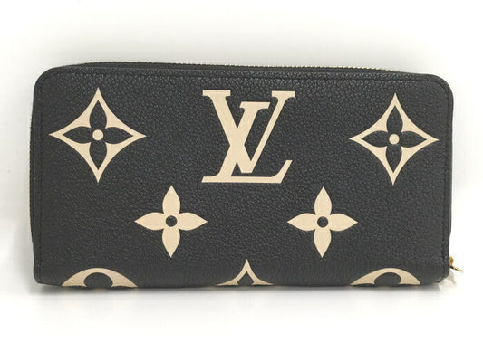 Louis Vuitton Monogram Amplant Round Zipper Long Wallet