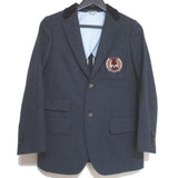 Gucci Bee Embroidery Wool Cashmere Blend Blazer