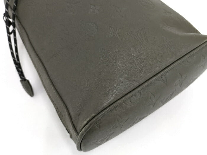 Louis Vuitton Chalk Sling Monogram Shadow Khaki Body Bag