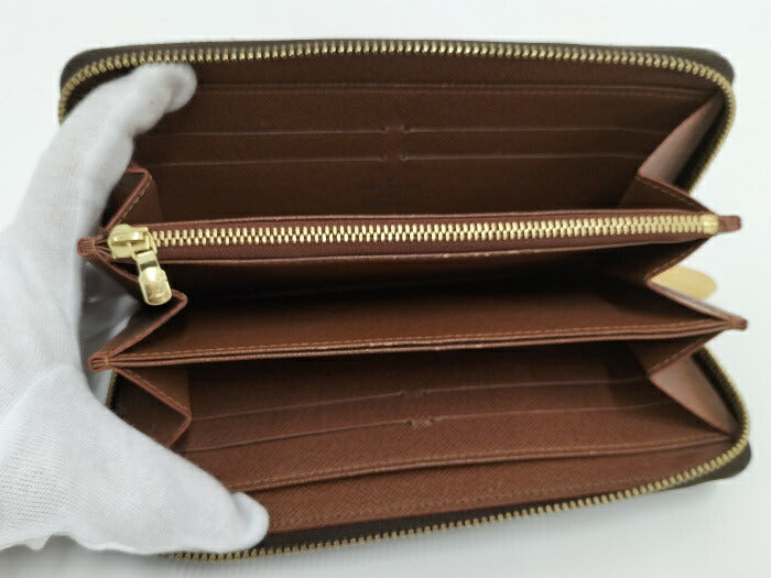 Louis Vuitton Monogram Round Zipper Long Wallet