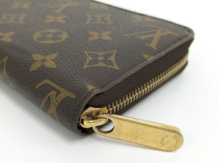 Louis Vuitton Monogram Round Zipper Long Wallet