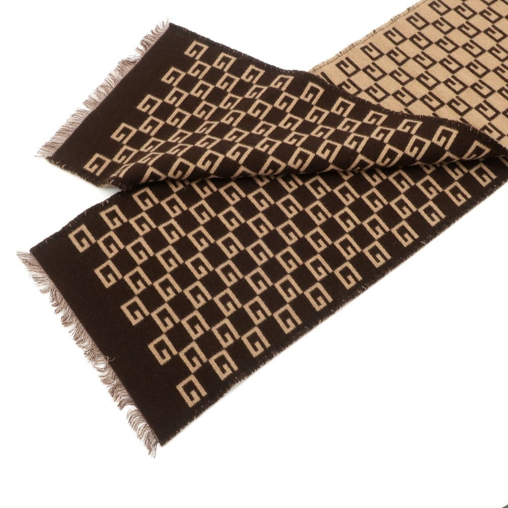 Gucci Wool Silk Double Face Scarf