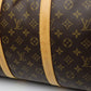 Louis Vuitton Monogram Keepall Bandouliere Boston Bag
